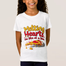 Corazones de fusión, camiseta de una rebanada a la