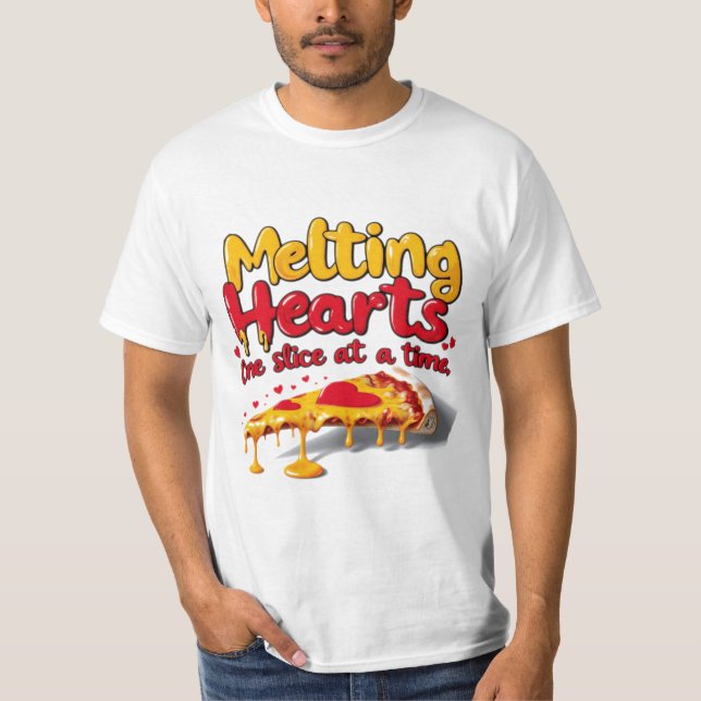 Corazones de fusión, camiseta de una rebanada a la (Anverso)