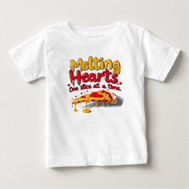 Corazones de fusión, camiseta de una rebanada a la