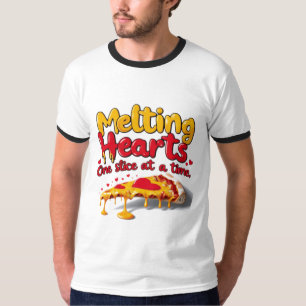 Corazones de fusión, camiseta de una rebanada a la