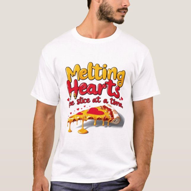 Corazones de fusión, camiseta de una rebanada a la (Anverso)