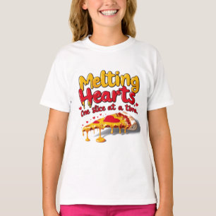 Corazones de fusión, camiseta de una rebanada a la