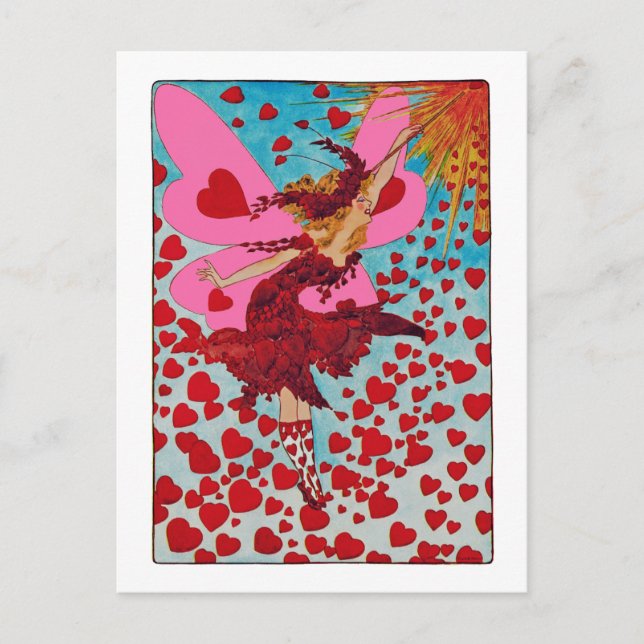 Corazones de hadas ~ Postcard / Invitaciones (Anverso)