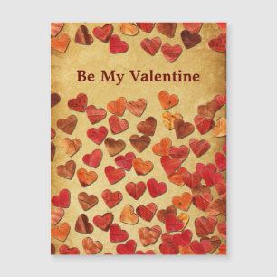 Corazones de hojas de otoño - San Valentín