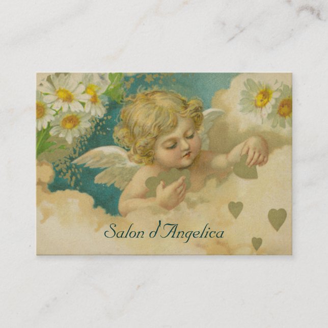 Corazones de la angélica y tarjetas rechonchas (Anverso)