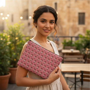 Corazones de la bolsa de corte de impresión