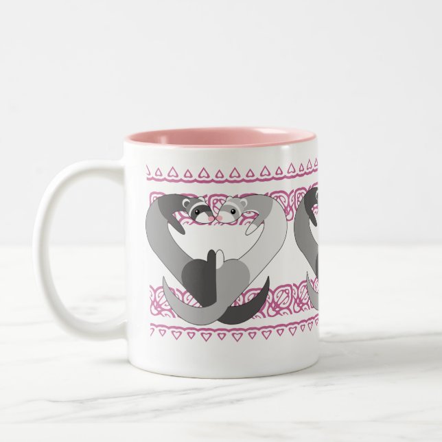 Corazones de la taza del hurón (Izquierda)