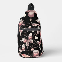 Corazones de mariposa Diseño Bolsa de honda