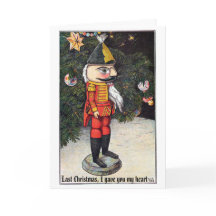 Corazones de nuestra tarjeta de Navidad de los