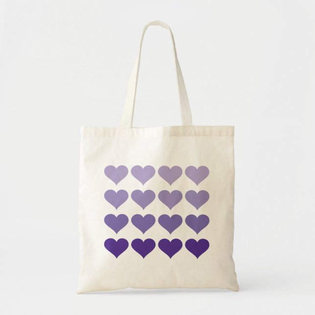 Corazones de Ombre - la bolsa de asas de la boda (Frente)