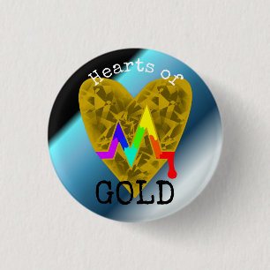 Corazones de oro - botón Orgullo