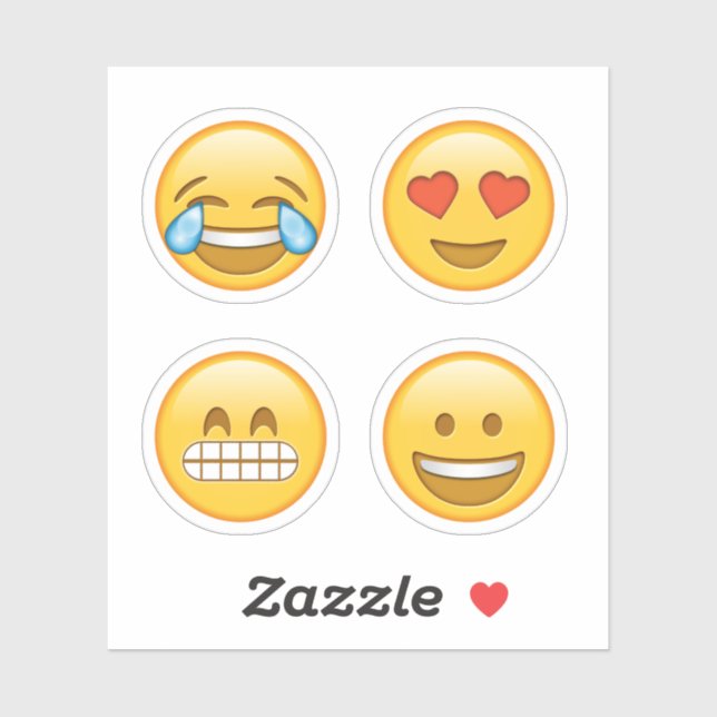 Corazones de Pegatinas de Emoji lindo LOL (Hoja)