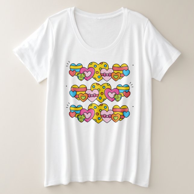 Corazones de San Valentín (Anverso del diseño)