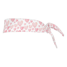 Corazones de San Valentín con Acuarela Rosa 