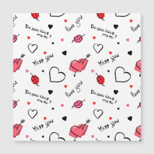 Corazones de San Valentín Flecha Sin Costuras