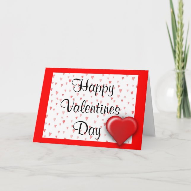 Corazones de tarjetas de el día de San Valentín (Anverso)