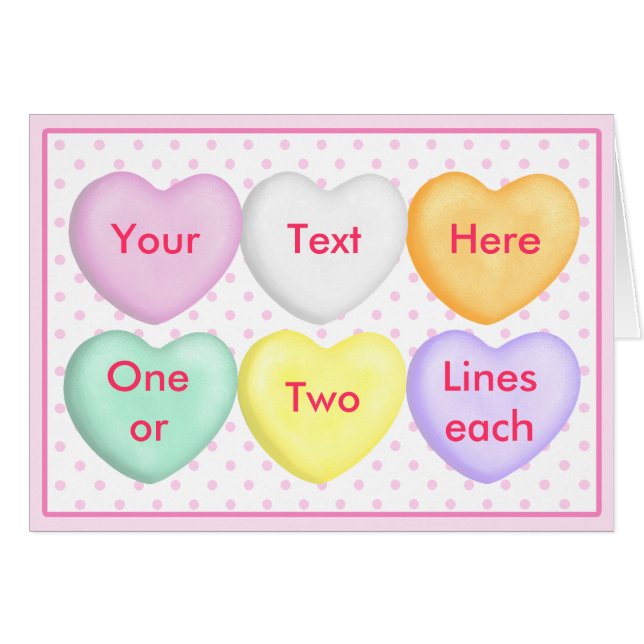 Corazones del caramelo, corazones de la (Anverso (Horizontal))