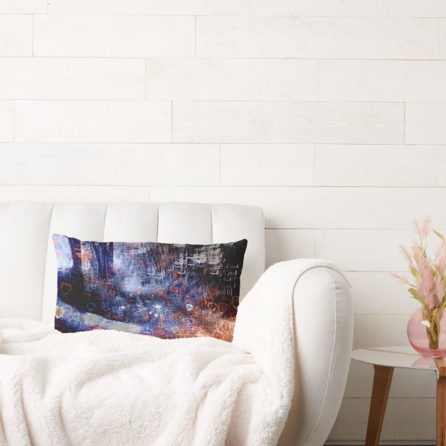 Corazones en el Cojín decorativo vial (Sofá)