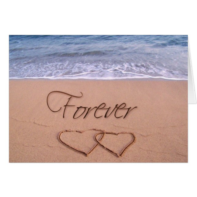 Corazones en la arena para siempre (Anverso (Horizontal))