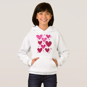 Corazones Estampados Rosas y Rojos