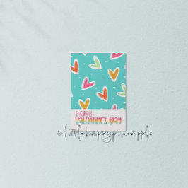 Corazones felices tarjeta de San Valentín