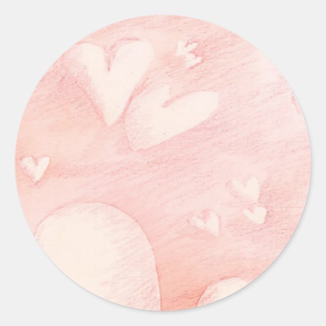 Corazones flotantes - Pegatina (Anverso)