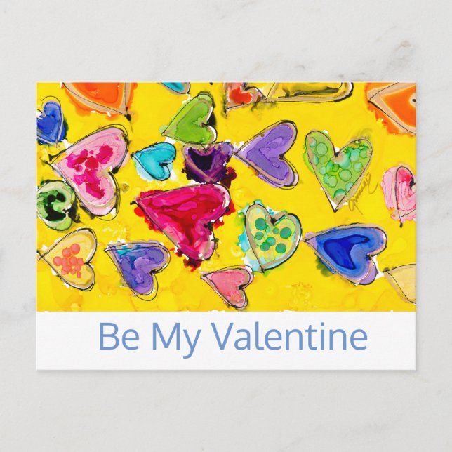 Corazones Llenos de Amor Postal Lovitude (Anverso)