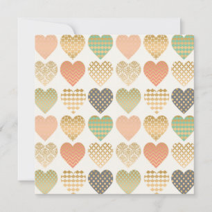 corazones modernos del gráfico de las tendencias