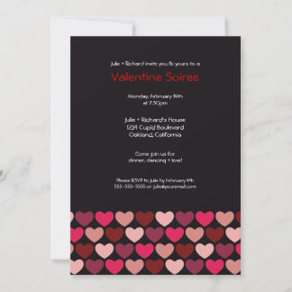 Corazones modernos| Invitación a San Valentín