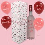 Corazones - Ombre rojo rosado en blanco - caja de<br><div class="desc">Corazones de varios tonos rojos a rosa claro sobre un fondo blanco. Otros colores disponibles,  como el rosa pastel,  el azul,  el blanco de cemento y el rojo oscuro.</div>