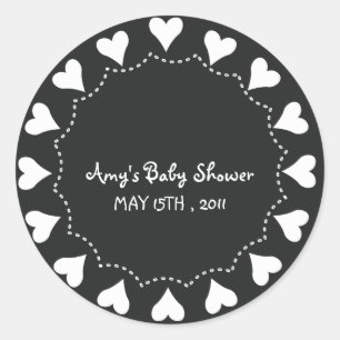 Corazones - Pegatinas BabYShower-5