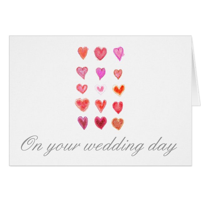 Corazones pequeños de boda (Anverso (Horizontal))
