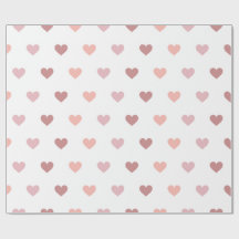 corazones Personalizados envuelven papel El día de