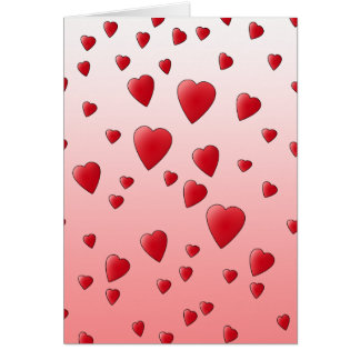 Corazones rojos del amor. Modelo