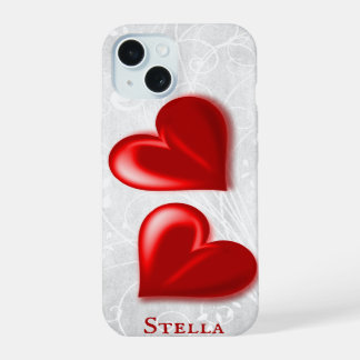 Corazones rojos personalizados