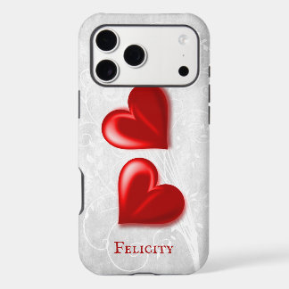 Corazones rojos personalizados