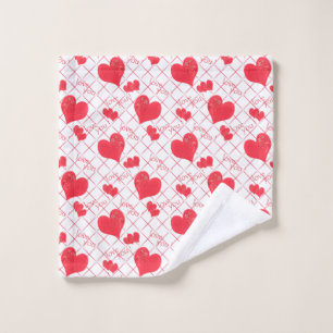 Corazones rojos, texto, "te amo", rojo y blanco, r