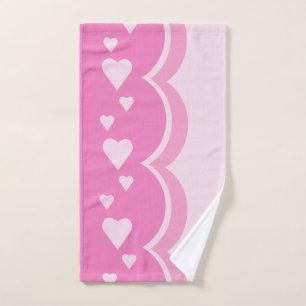 Corazones rosados