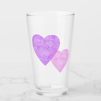 Corazones rosados