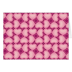 Corazones rosados