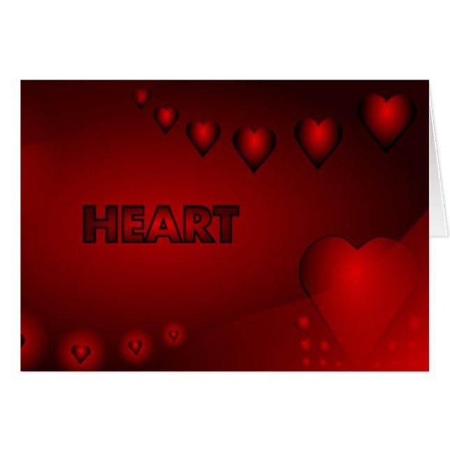 Corazones sombreados - (Anverso (Horizontal))