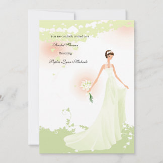 Corazones una invitación nupcial de la ducha del
