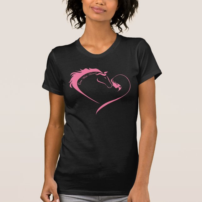 Corazones una vez salvajes - camiseta de las (Anverso)