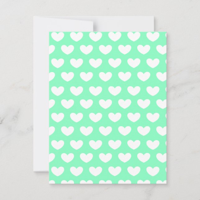 Corazones verdes de menta (Anverso)
