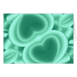 Corazones Verdes Reflejados