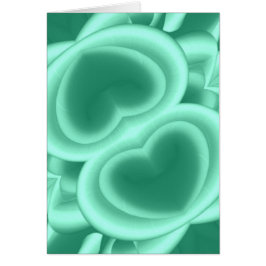 Corazones Verdes Reflejados