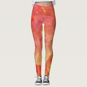 Corazones y amor Leggings artísticas