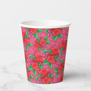 Corazones y Amor Vasos de Papel