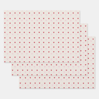 Corazones y arcos de papel de envolver