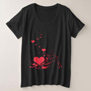Corazones y florituras elegantes minimalistas